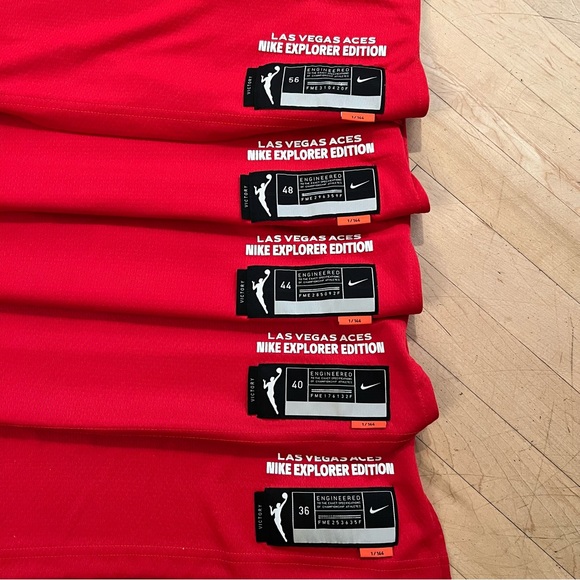 Nike WNBA Explorer Edition Jersey Las Vegas Aces Red A’ja Wilson small - Picture 9 of 10
